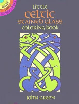 Book cover for Little Celtic Stained Glass Colouring Book