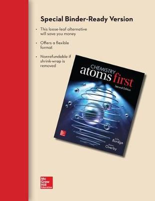 Book cover for Combo: Loose Leaf Chemistry - Atoms First with Connect Access Card