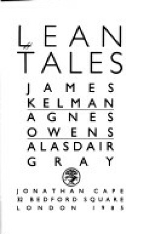 Cover of Lean Tales