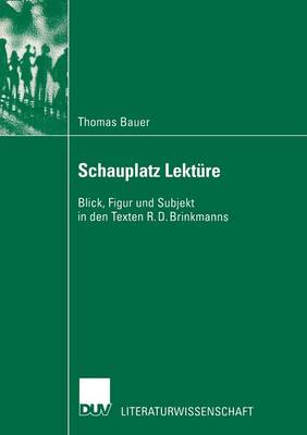 Book cover for Schauplatz Lektüre