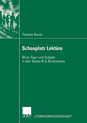 Cover of Schauplatz Lektüre