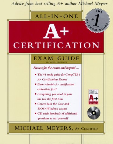 Book cover for A+ Certification All-in-one Exam Guide