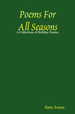 Cover of Poems for All Seasons