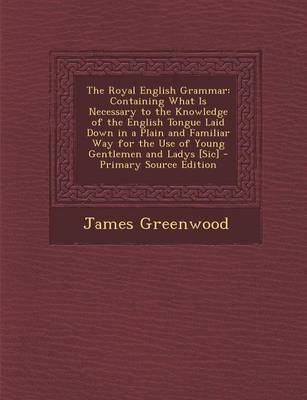 Book cover for The Royal English Grammar