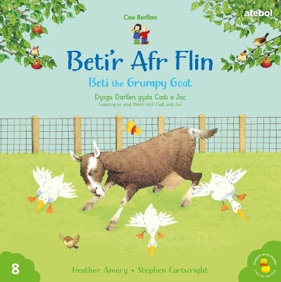 Book cover for Cyfres Cae Berllan: Beti'r Afr Flin / Beti the Grumpy Goat