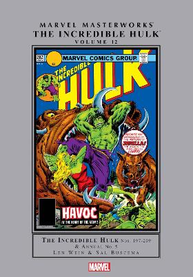 Book cover for Marvel Masterworks: The Incredible Hulk Vol. 12