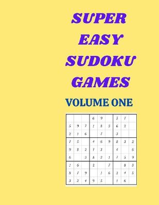 Book cover for Super Easy Sudoku Games