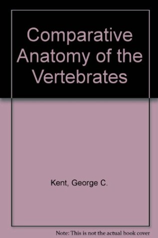 Cover of Comparative Anatomy of the Vertebrates