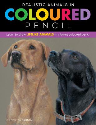 Book cover for Realistic Animals in Coloured Pencil