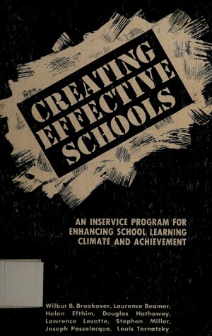 Book cover for Creating Effective Schools