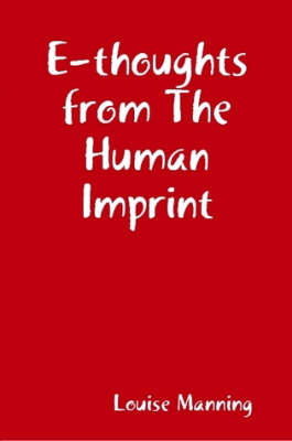 Book cover for E-thoughts from The Human Imprint