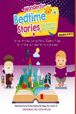 Book cover for Wonderful bedtime stories for Children and Toddlers. Vol. 1+2+3