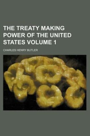 Cover of The Treaty Making Power of the United States Volume 1