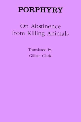 Cover of On Abstinence from Killing Animals