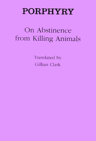 Book cover for On Abstinence from Killing Animals