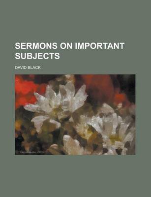 Book cover for Sermons on Important Subjects
