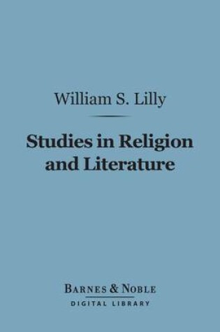 Cover of Studies in Religion and Literature (Barnes & Noble Digital Library)