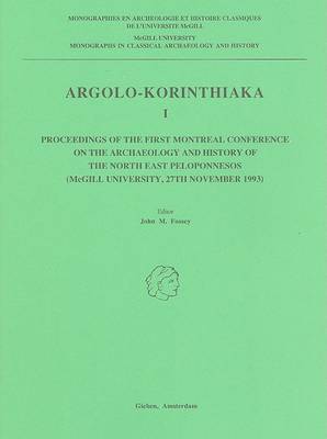 Book cover for Argolo-Korinthiaka I