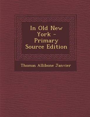 Book cover for In Old New York