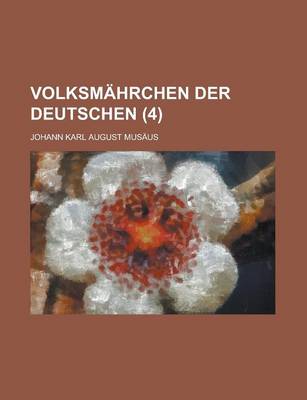 Book cover for Volksmahrchen Der Deutschen Volume 4