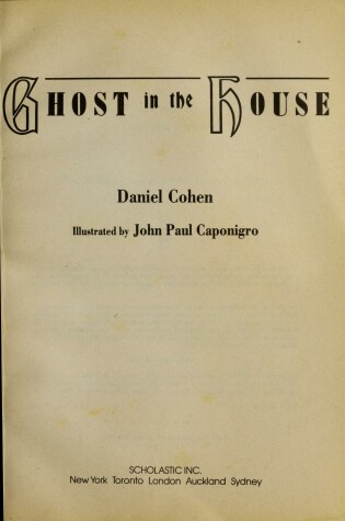 Cover of Ghost in the House