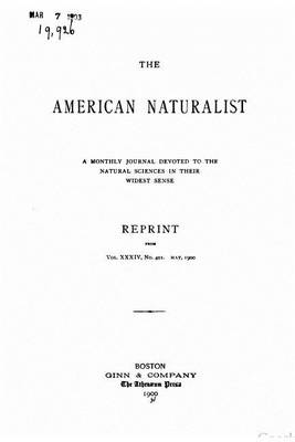 Book cover for The American Naturalist - Vol. XXXIV