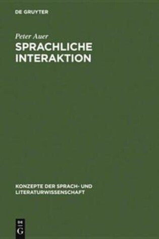 Cover of Sprachliche Interaktion