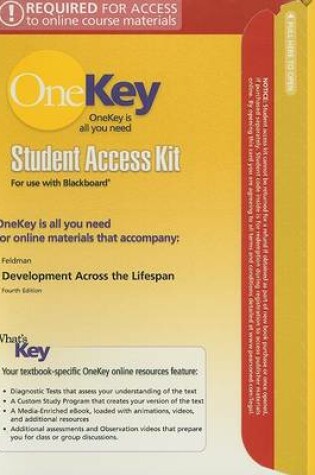 Cover of OneKey Blackboard, Student Access Kit, Development Across the Life Span