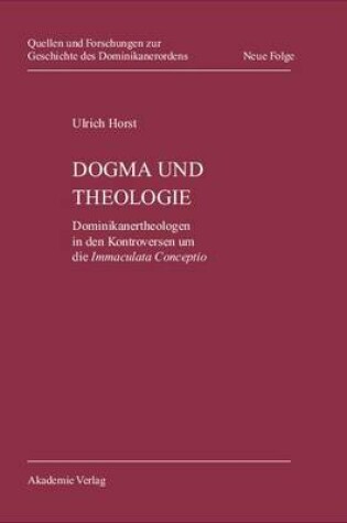 Cover of Dogma Und Theologie