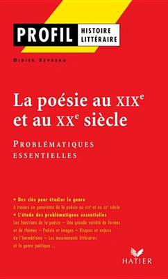 Book cover for Profil - La Poesie Au Xixe Et Au Xxe Siecle