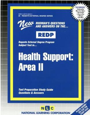 Book cover for HEALTH SUPPORT: AREA II