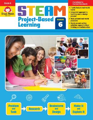 Cover of Steam Project-Based Learning, Grade 6