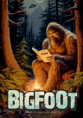 Book cover for Bigfoot oloring Book for Adults