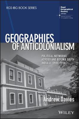 Cover of Geographies of Anticolonialism