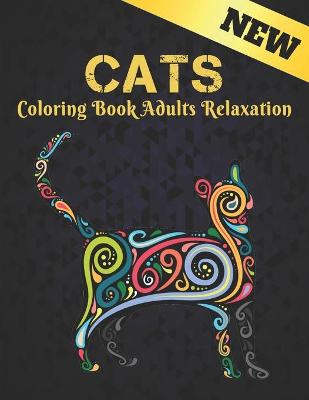 Book cover for Coloring Book Adults Relaxation Cats