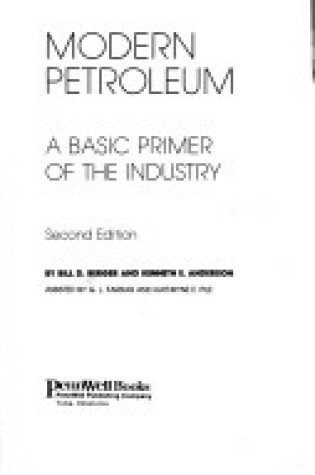 Cover of Modern Petroleum