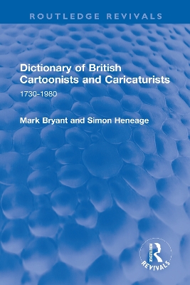 Book cover for Dictionary of British Cartoonists and Caricaturists