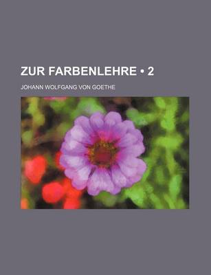 Book cover for Zur Farbenlehre (2)