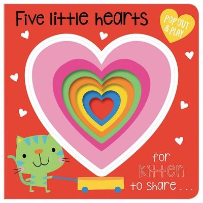 Book cover for Pop-Out and Play Five Little Hearts