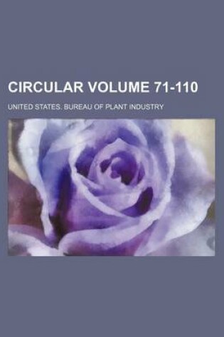 Cover of Circular Volume 71-110