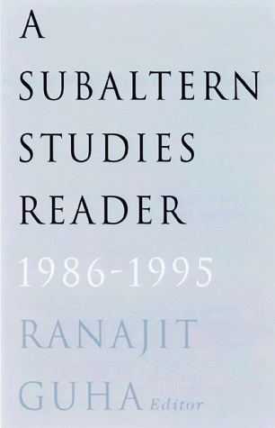 Book cover for Subaltern Studies Reader, 1986-1995