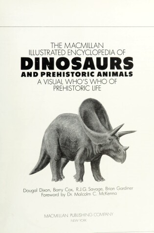 Cover of Macmillan Illustrated Encyclopedia of Dinosaurs an D Prehisto