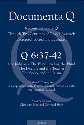 Cover of Q6: 37-42. Not Judging - The Blind Leading the Blind - The Disciple and the Teacher - The Speck and the Beam