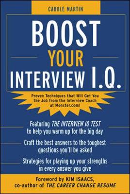 Book cover for Boost Your Interview IQ