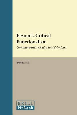 Book cover for Etzioni S Critical Functionalism