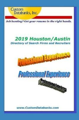 Cover of 2019 Houston/Austin Directory of Search Firms and Recruiters