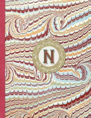 Book cover for Monogrammed Planner 2019 Personalized Initial Letter N