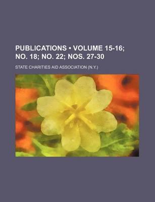 Book cover for Publications (Volume 15-16; No. 18; No. 22; Nos. 27-30)