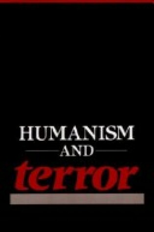 Cover of Humanism and Terror