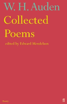 Book cover for Collected Auden